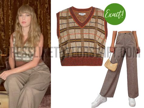 The “Cardigan” singer donned a mini sweater dress in a burnt orange shade that closely resembled the vibrant color of fallen foliage. The item, from beloved fashion label Reformation, retails ...